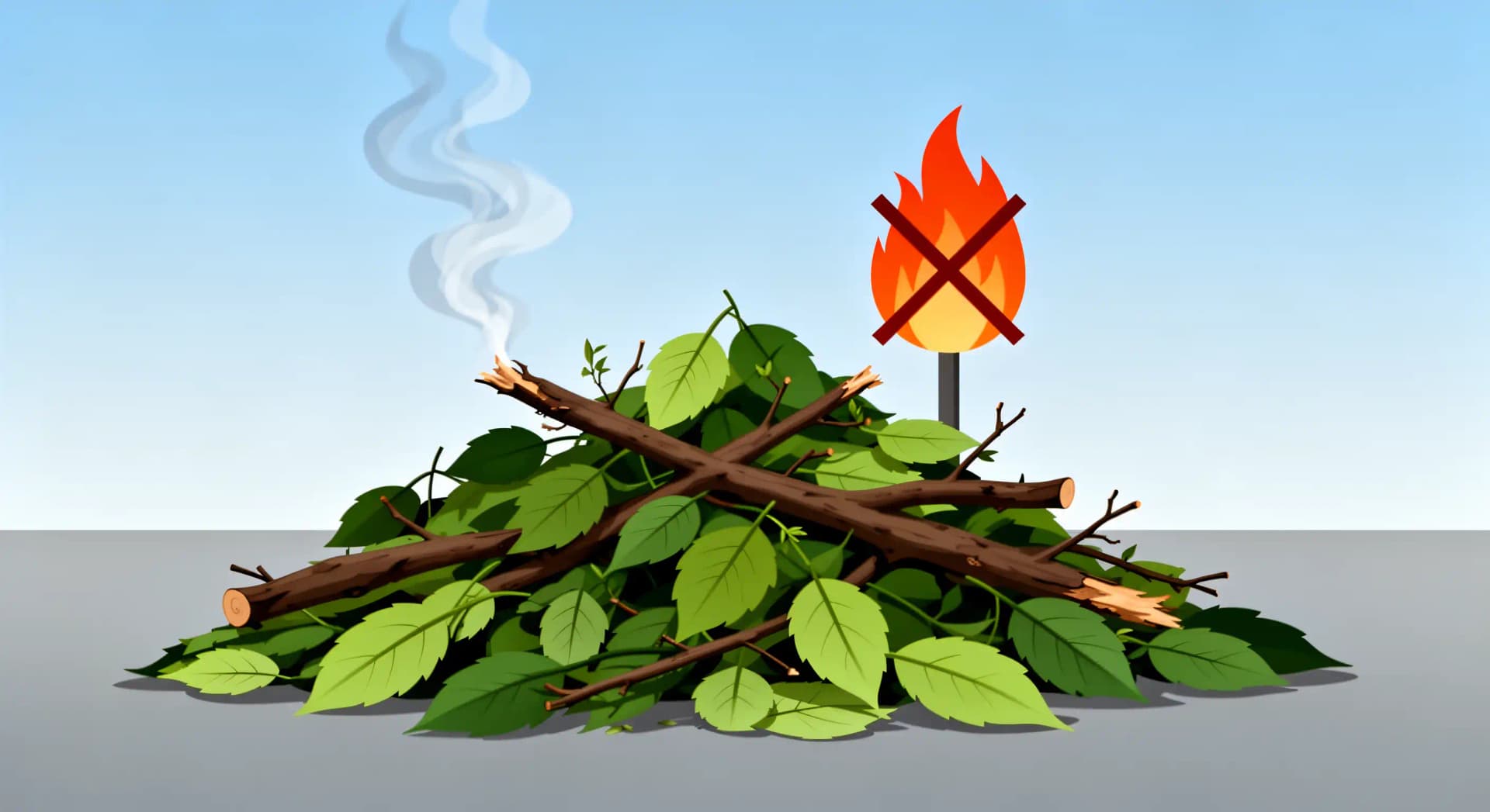 Brûler ses déchets verts : 750 € et non 450 €